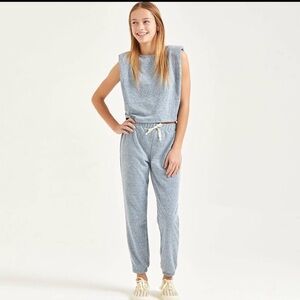 “New” Girl’s Blue Sleeveless Jumpsuit